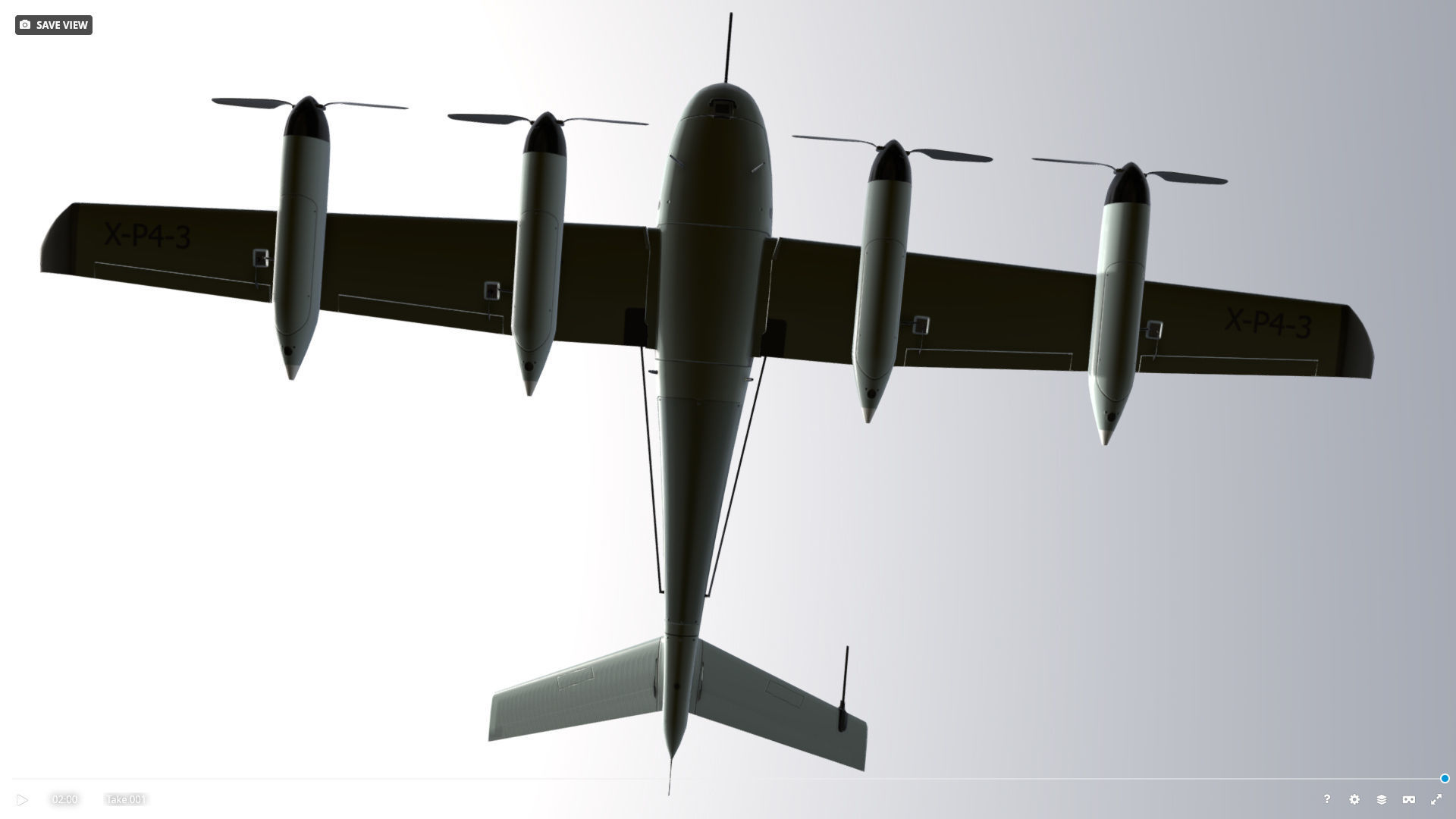 Ptero Dynamics Low-poly 3D model_8