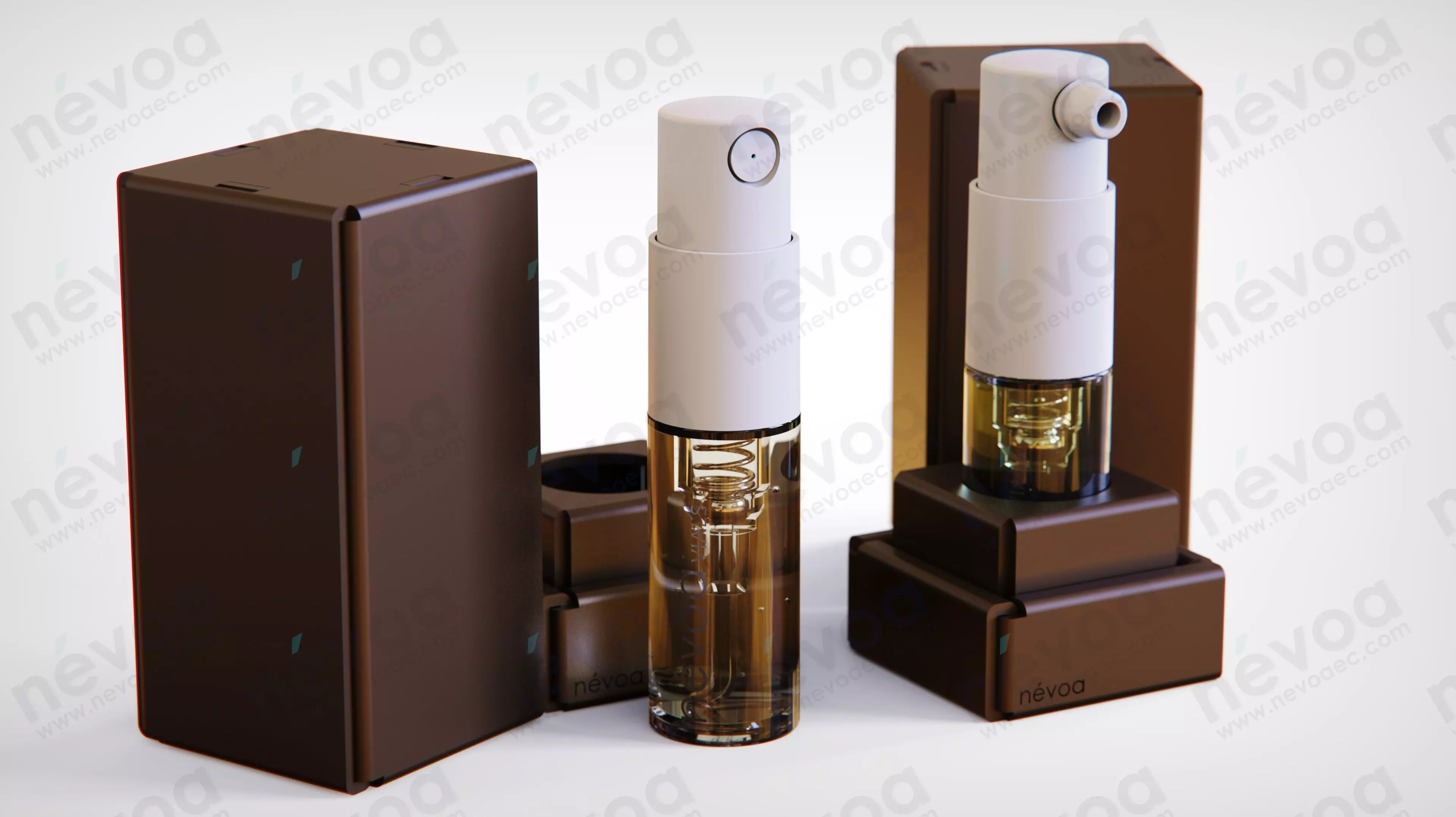 Vial Series - Mist sprayer - Cream pump - 1-5 ml 3D Model Collection_0