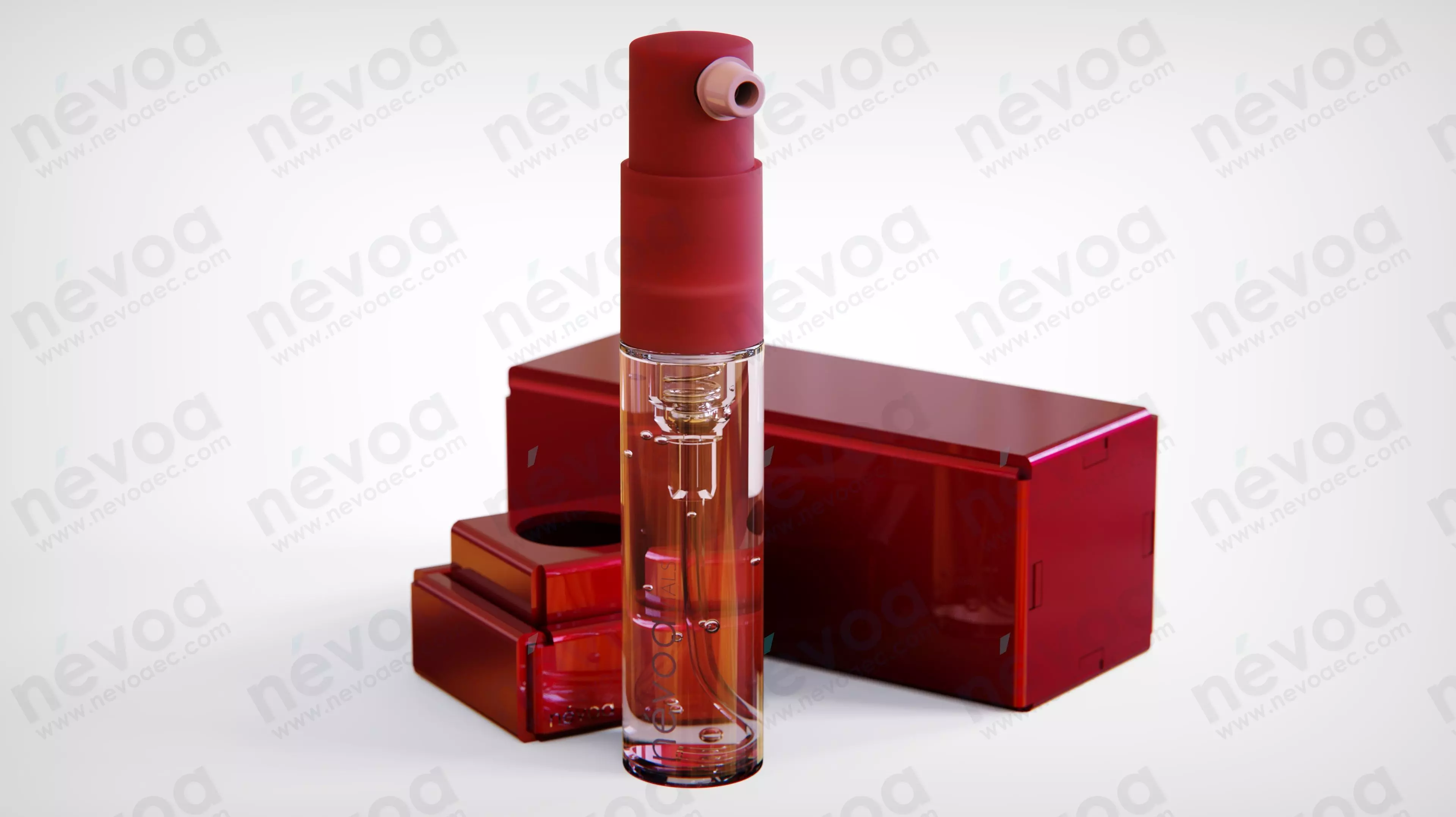 Vial Series - Cream pump CP-SO-01 - 2-5 ml 3D model_0