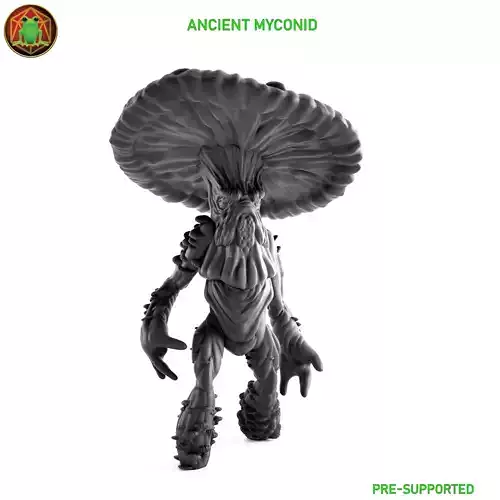 Ancient Myconid - STL - RPG MINIATURE 3D print model