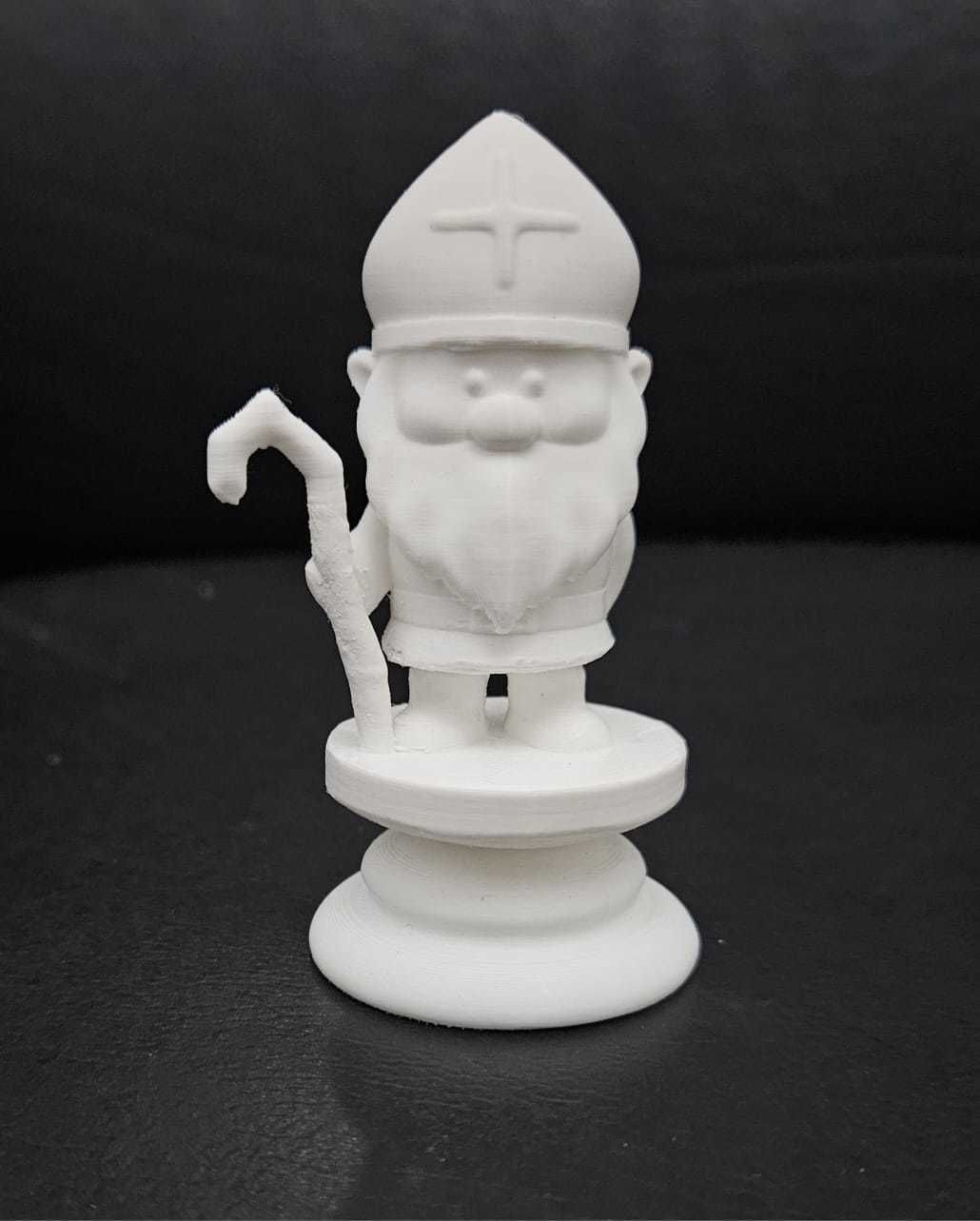Gnome Chess - Bishop 3D print model_5
