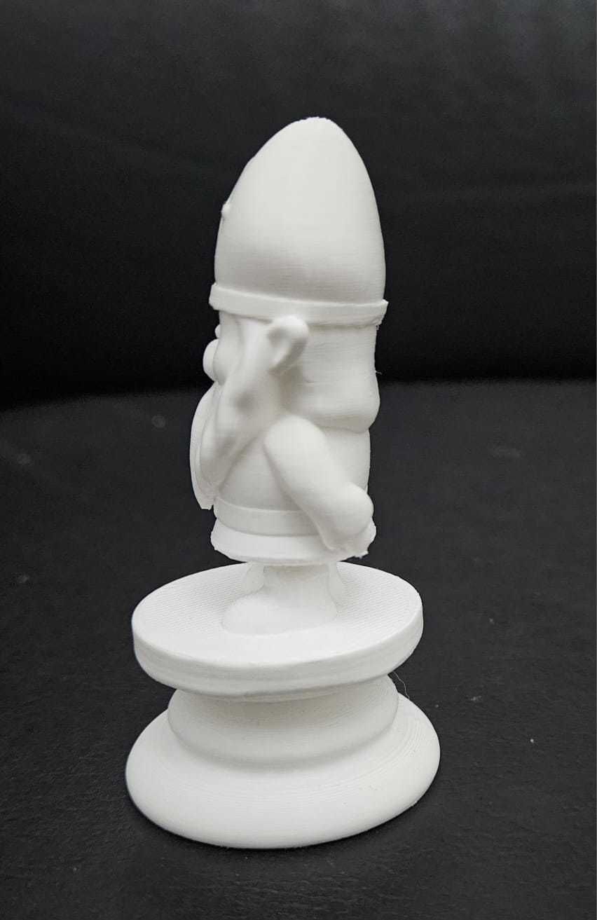 Gnome Chess - Bishop 3D print model_9
