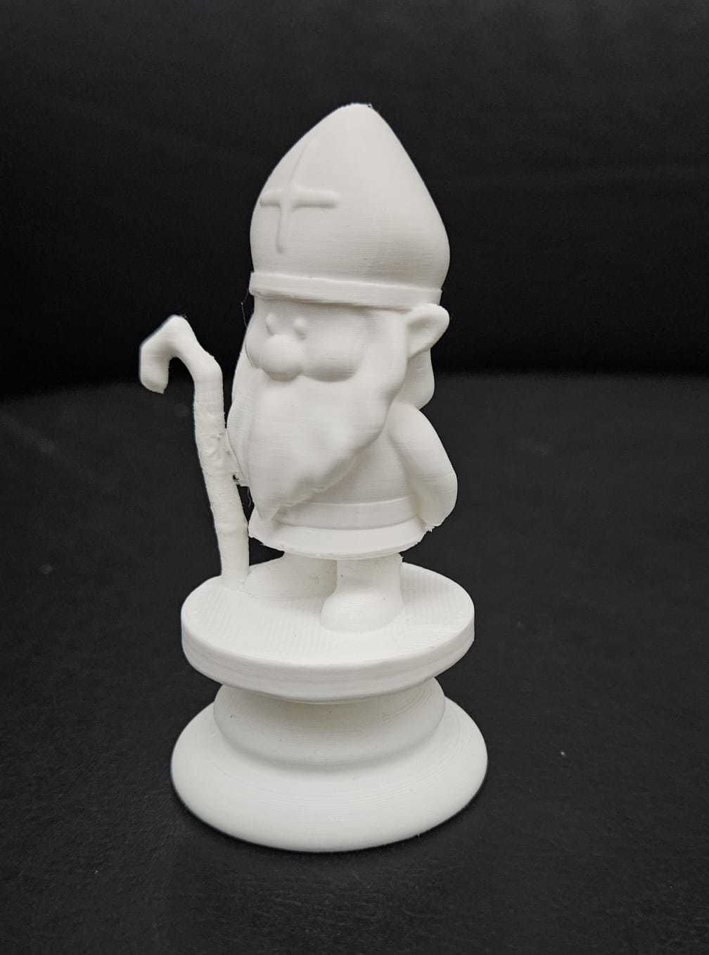 Gnome Chess - Bishop 3D print model_10