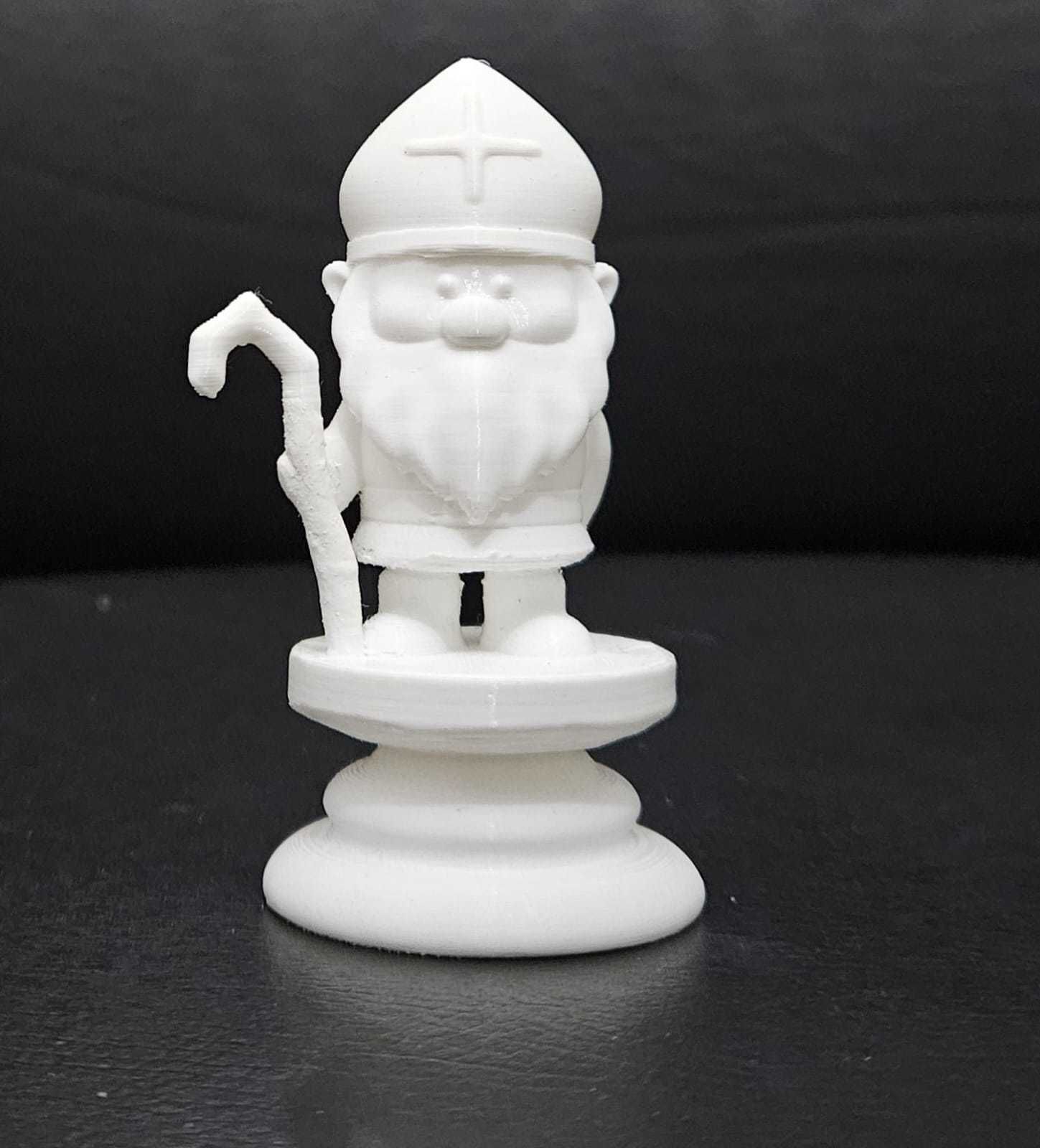 Gnome Chess - Bishop 3D print model_11