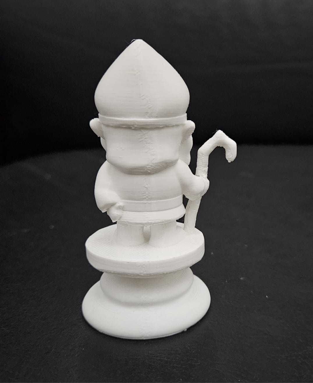 Gnome Chess - Bishop 3D print model_8
