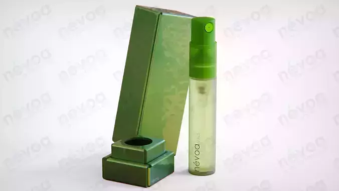 Vial Series - Mist sprayer MS-SO-01 - 3 ml 3D model