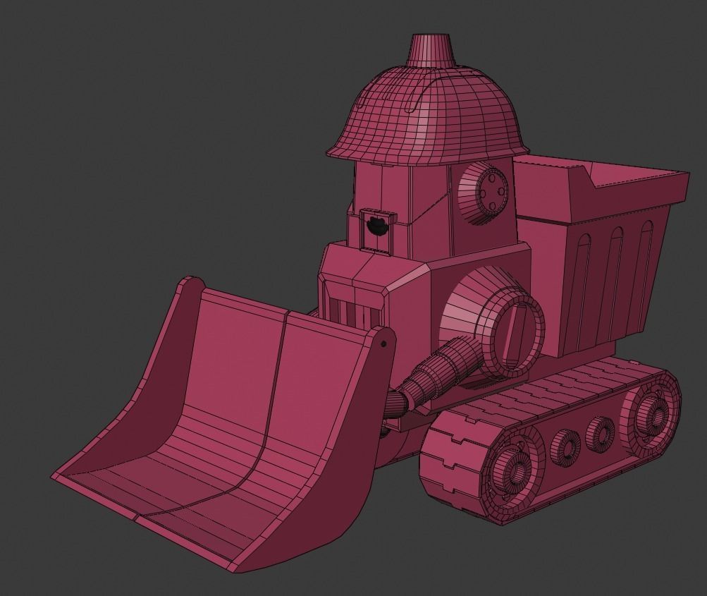 Bruner Robocar Poli 3D print model_3