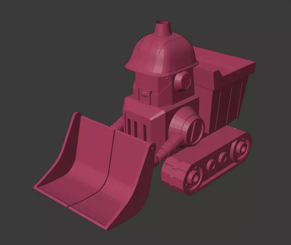 Bruner Robocar Poli 3D print model_0