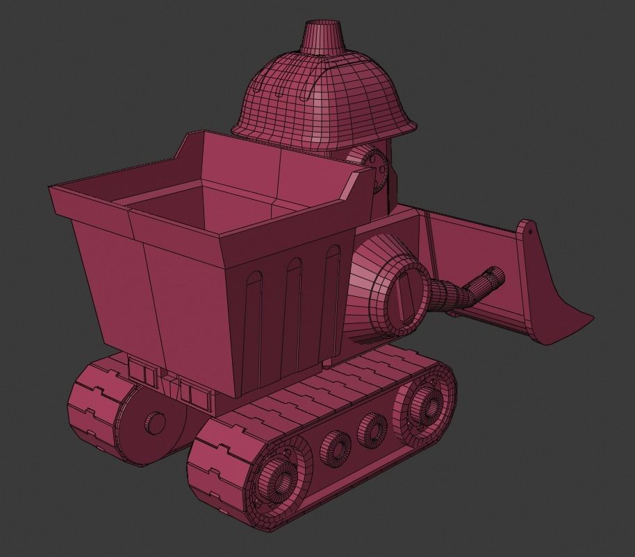 Bruner Robocar Poli 3D print model_2