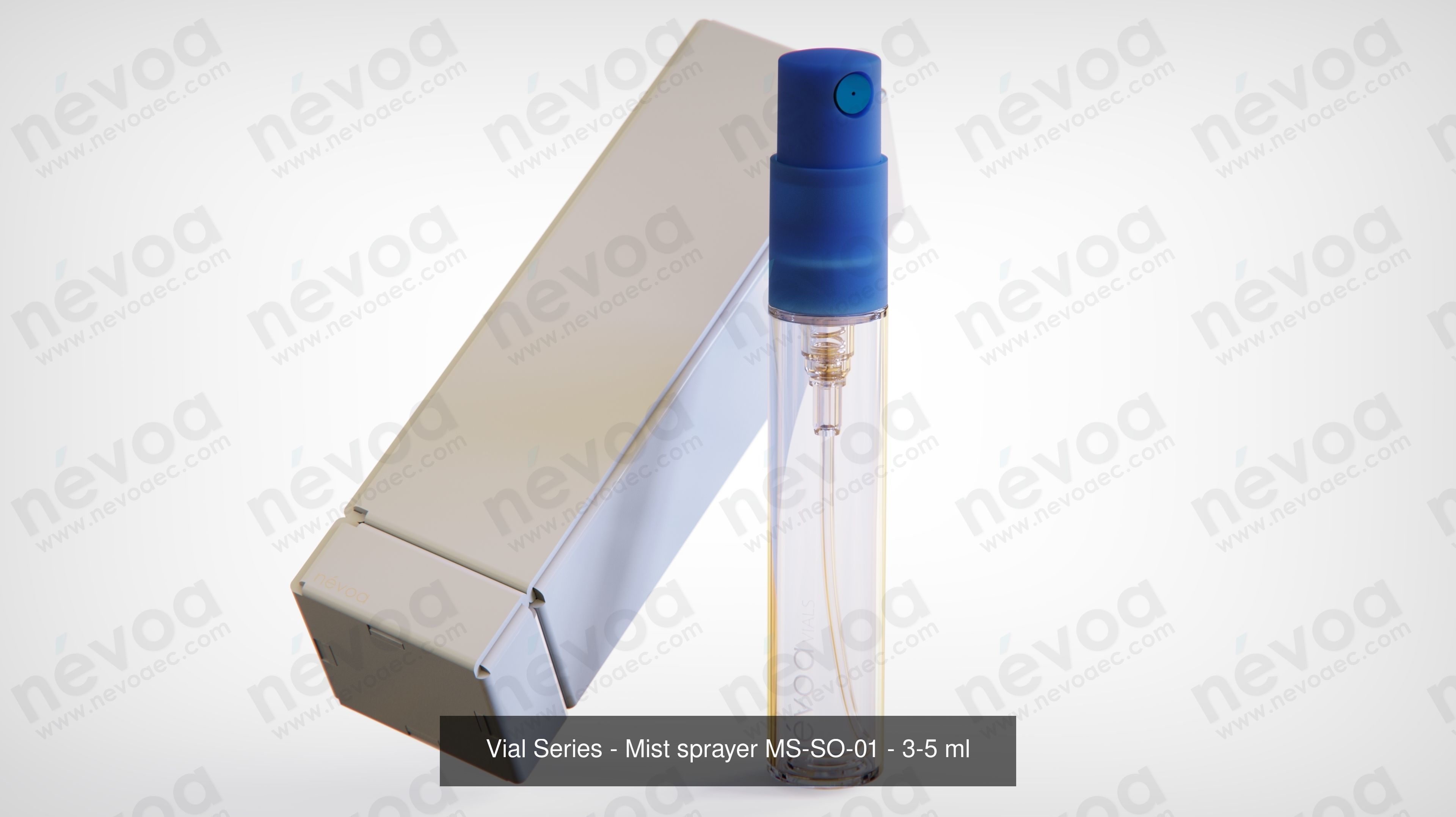 Vial Series - Mist sprayer - Cream pump - 3-5 ml 3D Model Collection_1