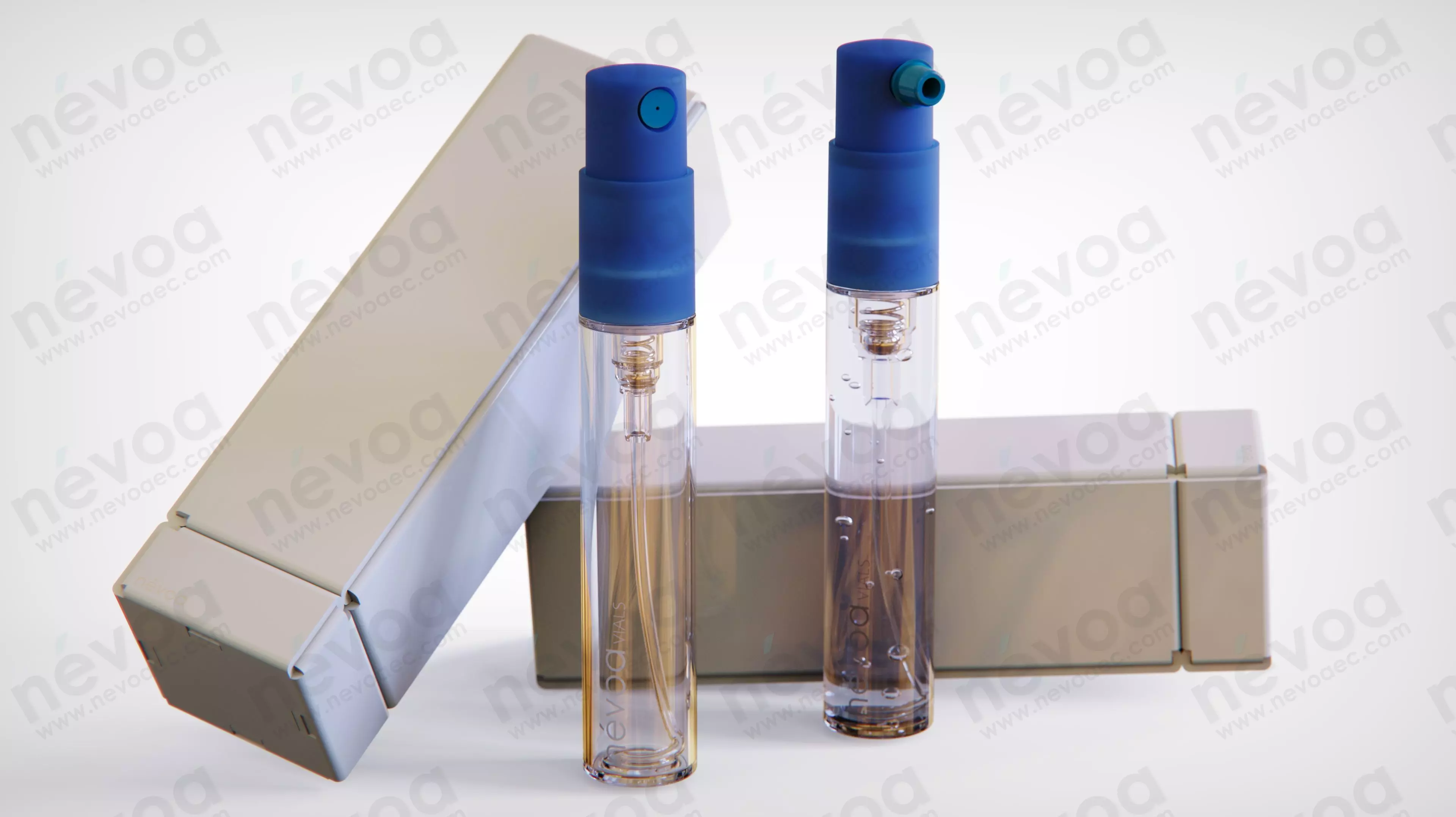 Vial Series - Mist sprayer - Cream pump - 3-5 ml 3D Model Collection_0