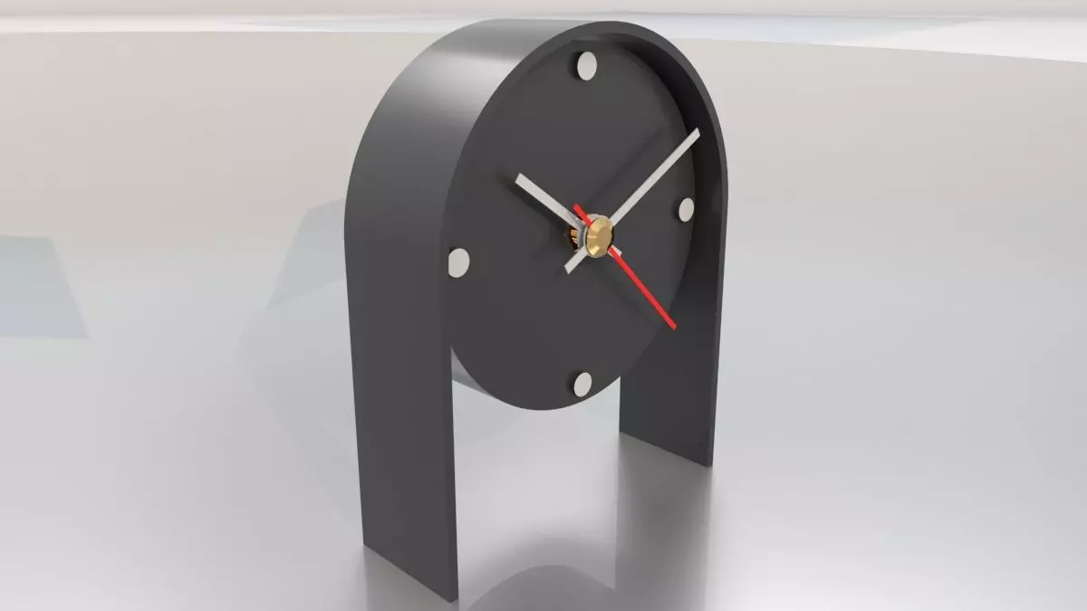 Table Clock Printable Free 3D print model_0