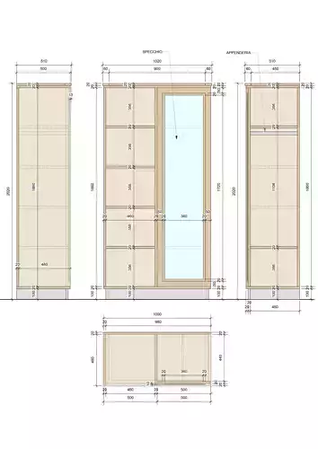 Bedroom cabinet Chalet
