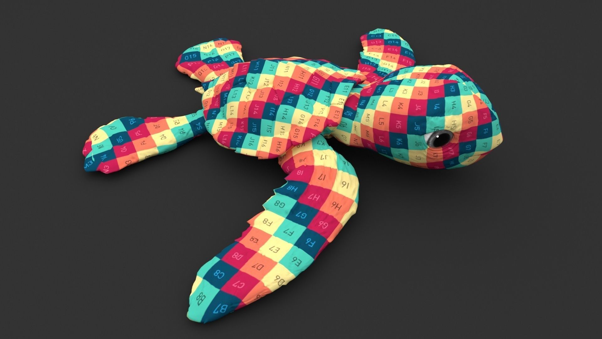Turtle 3D model_20