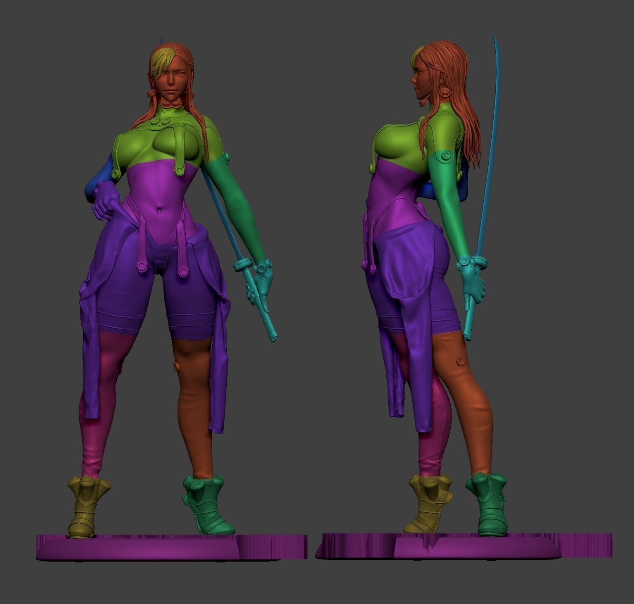 Reika GantZ 3D print model_3