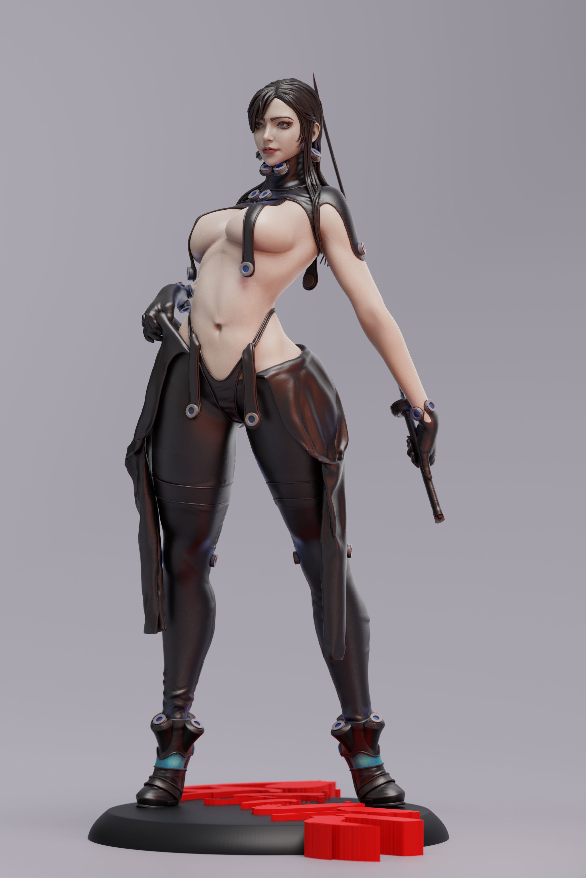 Reika GantZ 3D print model_4