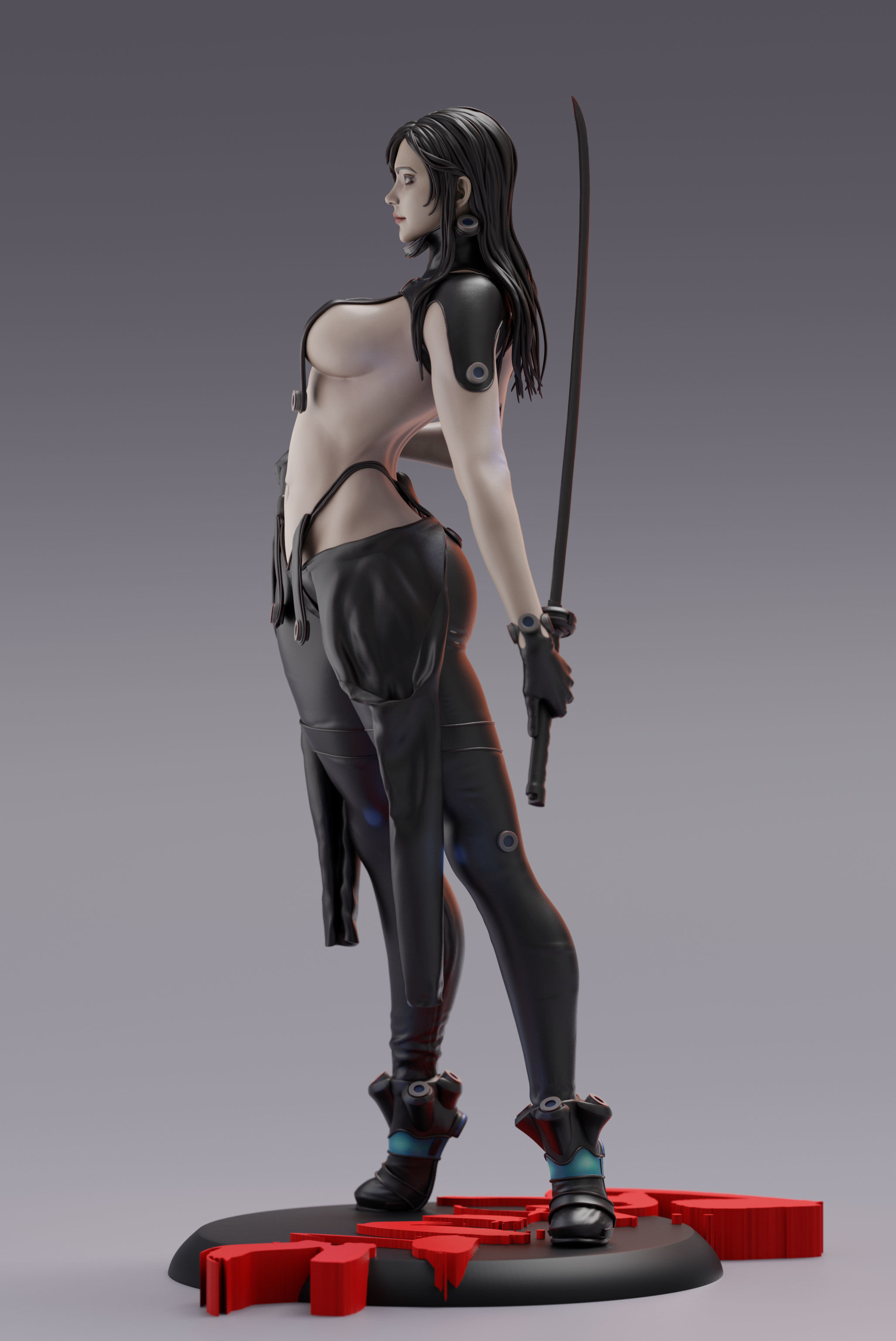 Reika GantZ 3D print model_6