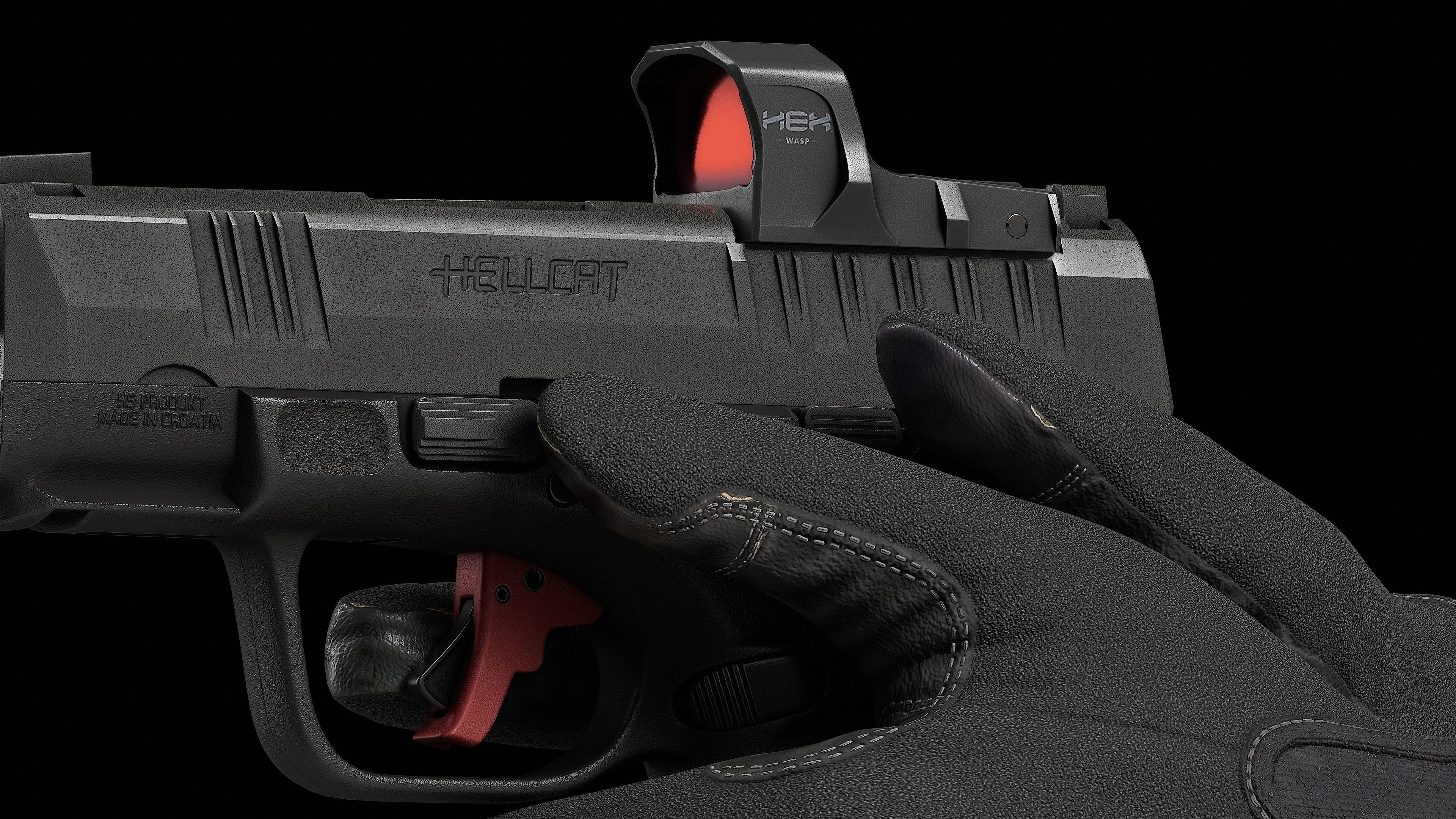 Springfield Armory Hellcat V1 Low-poly 3D model_12