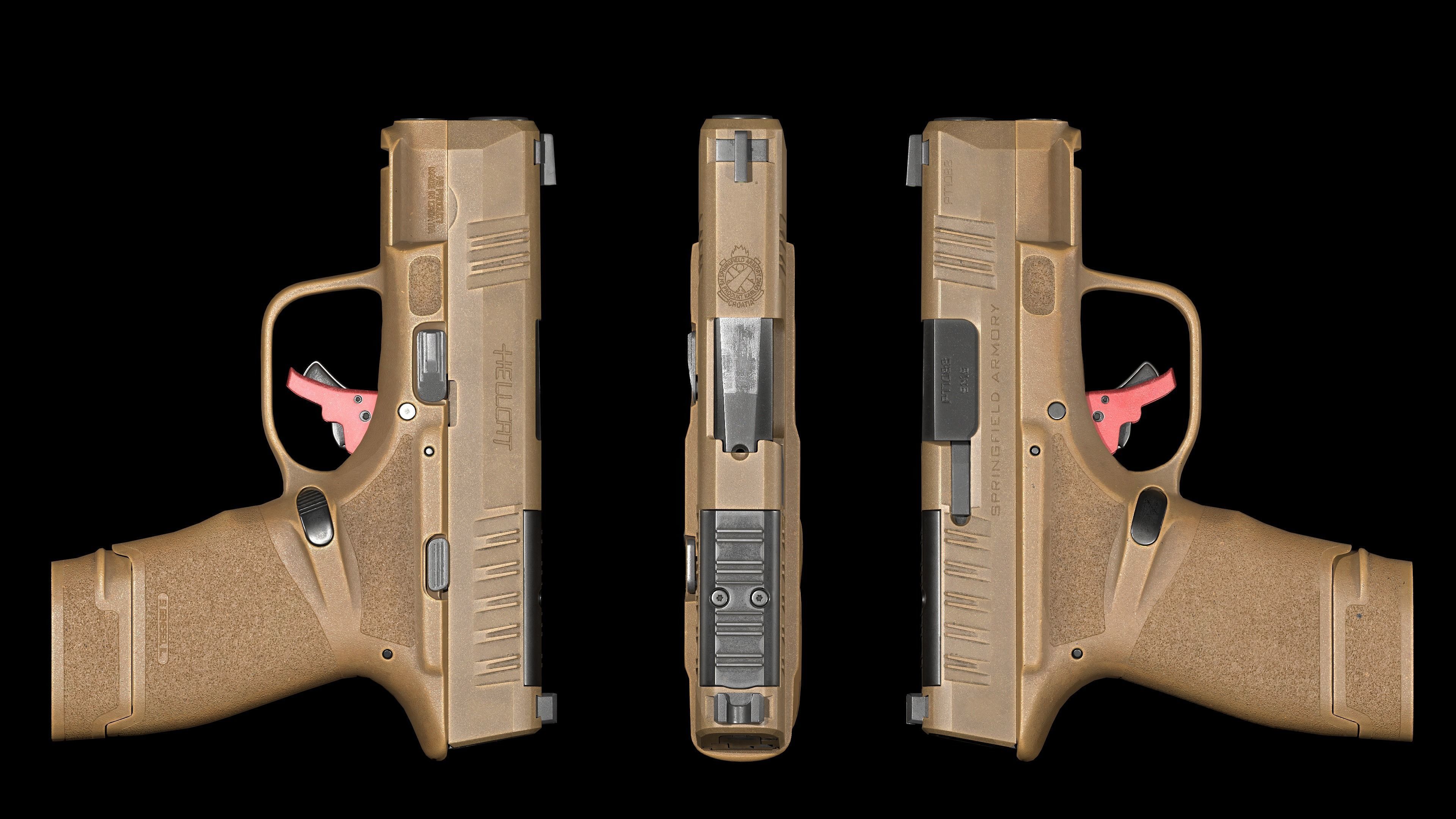 Springfield Armory Hellcat V1 Low-poly 3D model_5