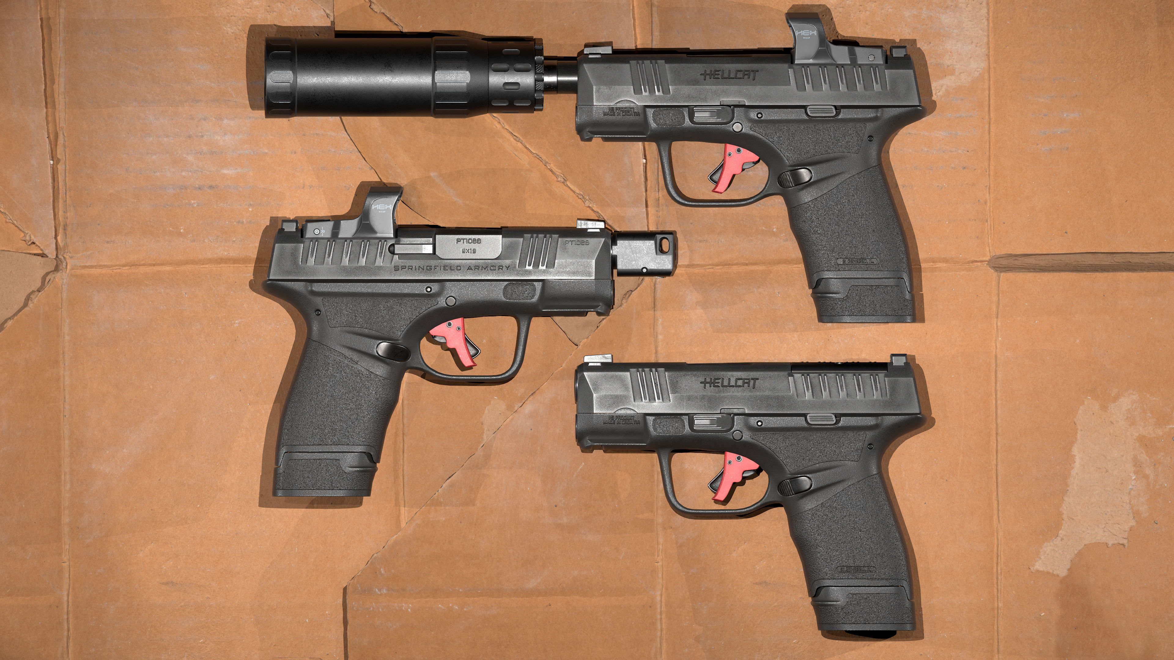 Springfield Armory Hellcat V1 Low-poly 3D model_6