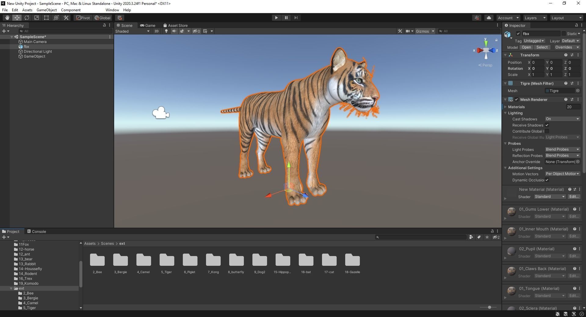 Tiger s Majesty Regal 3D Tiger Low-poly 3D model_15