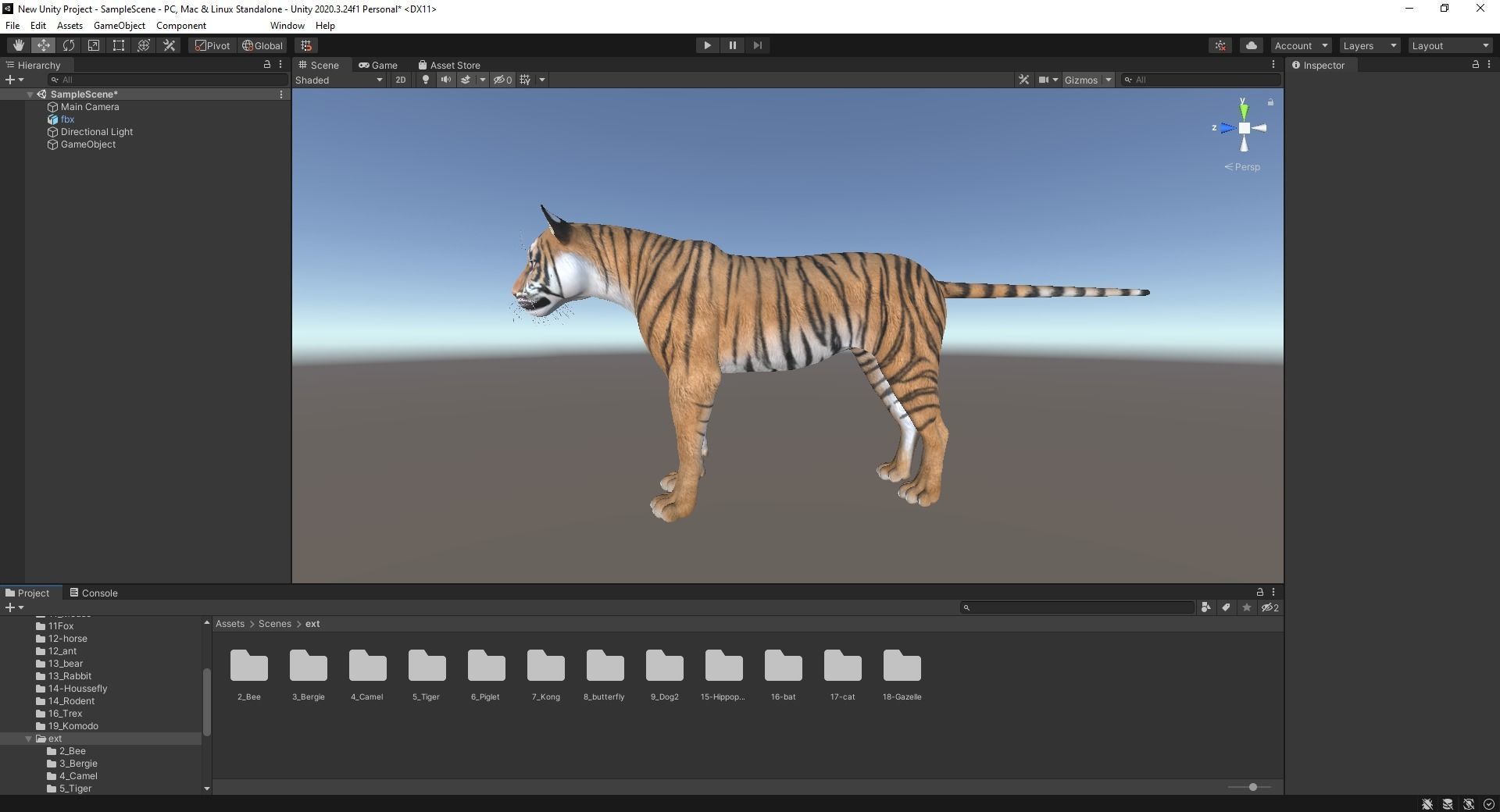 Tiger s Majesty Regal 3D Tiger Low-poly 3D model_14