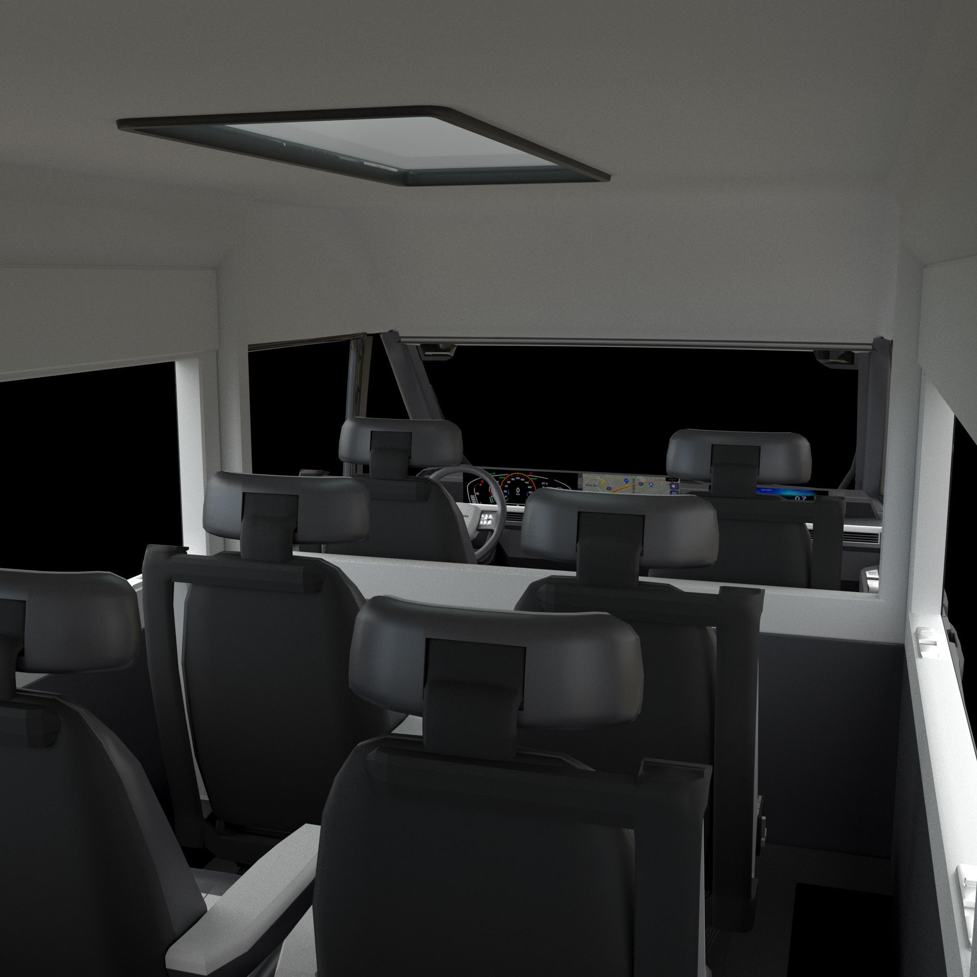 EV Prototype 1 Minibus 3D model_25