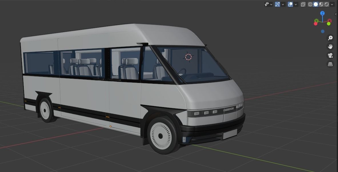 EV Prototype 1 Minibus 3D model_27