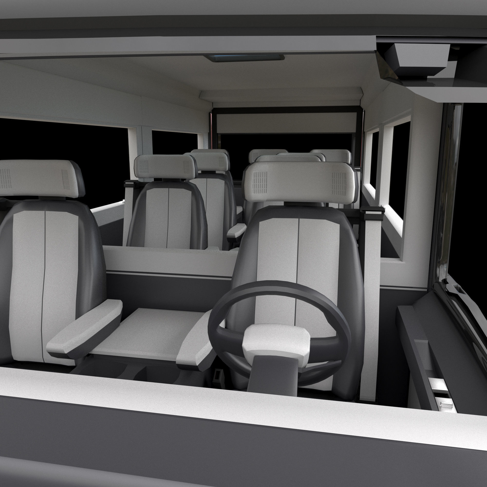 EV Prototype 1 Minibus 3D model_24