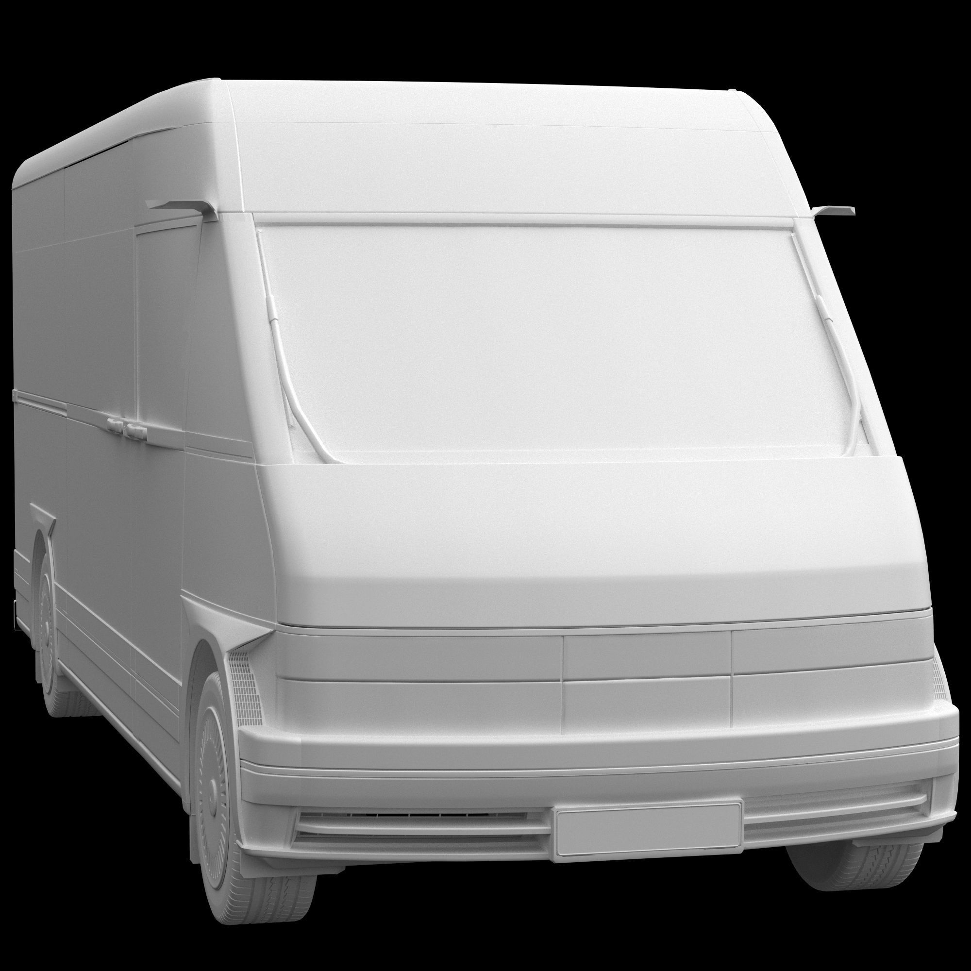 EV Prototype 1 Minibus 3D model_12
