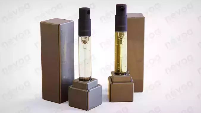 Vial Series - Mist sprayer - Cream pump - 5 ml 3D Model Collection