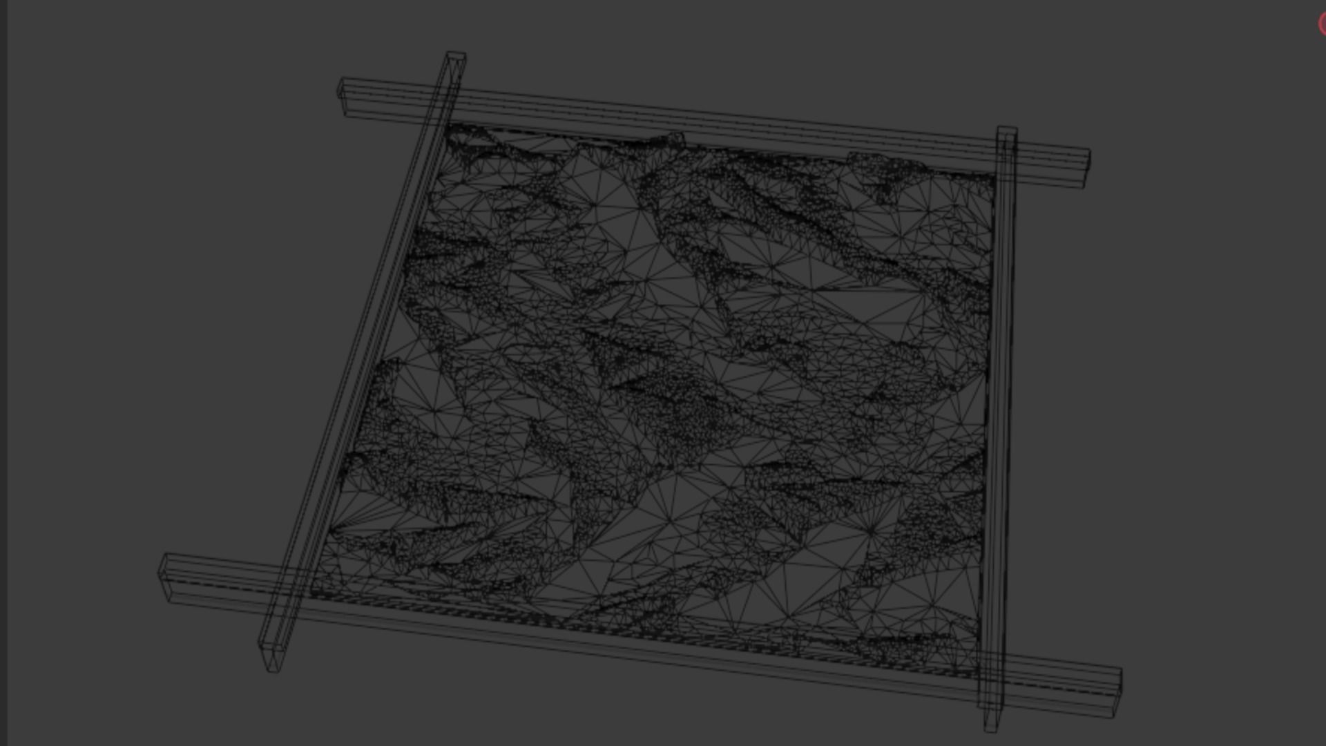 mural decor set wall panel 30 3D model_5