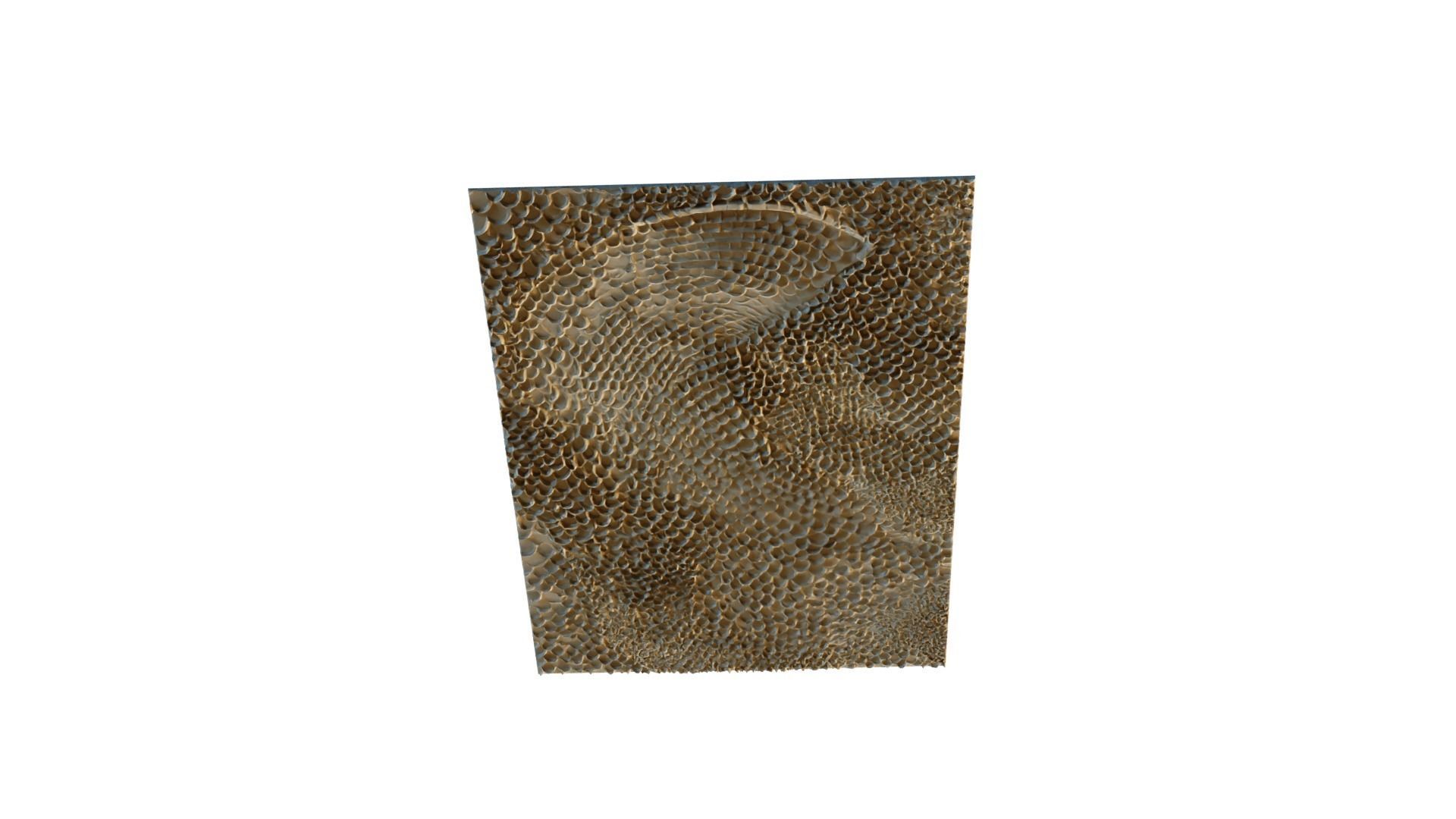 mural decor set wall panel 30 3D model_2