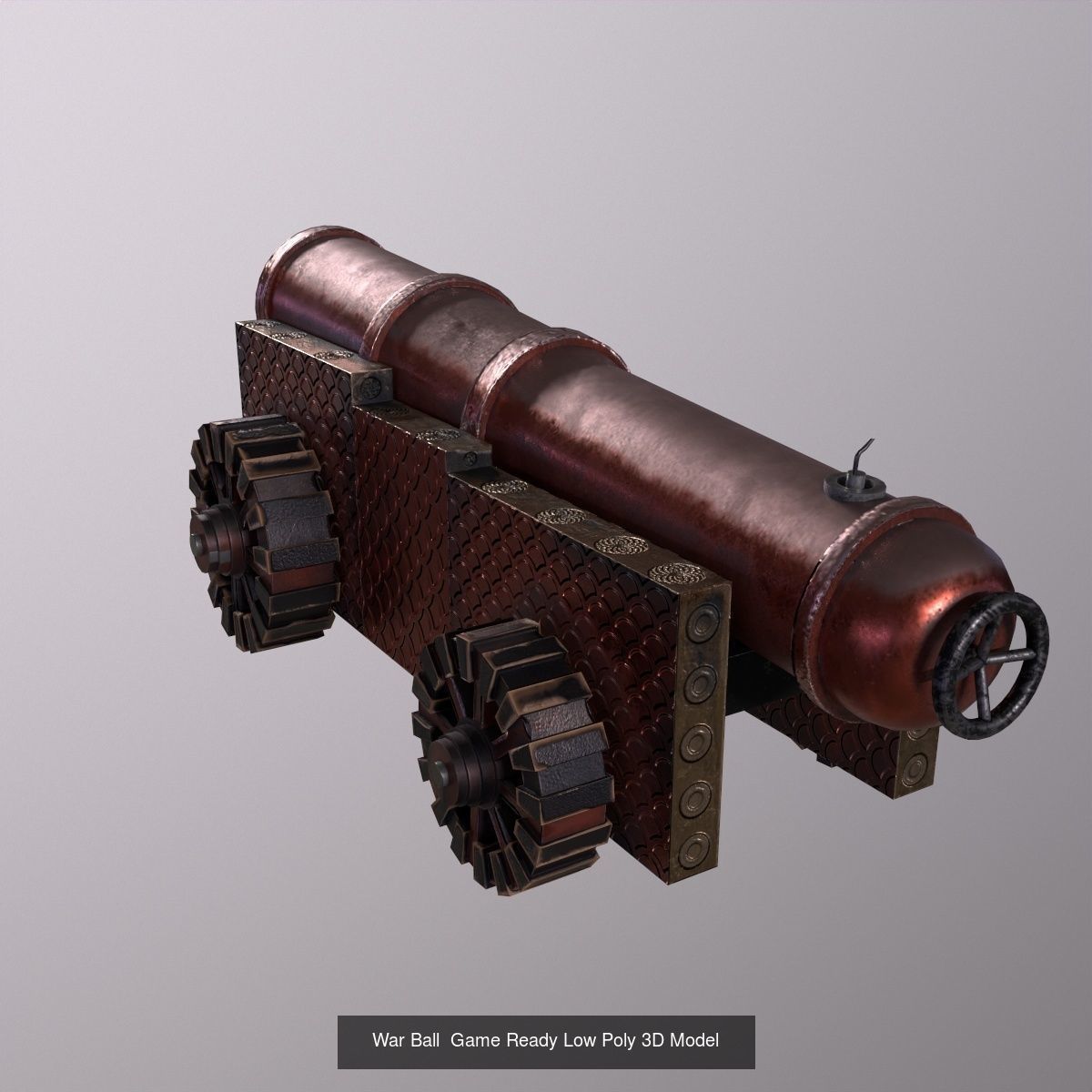 War Ball Pack - Game Ready Low Poly PBR 3D Model 3D Model Collection_1