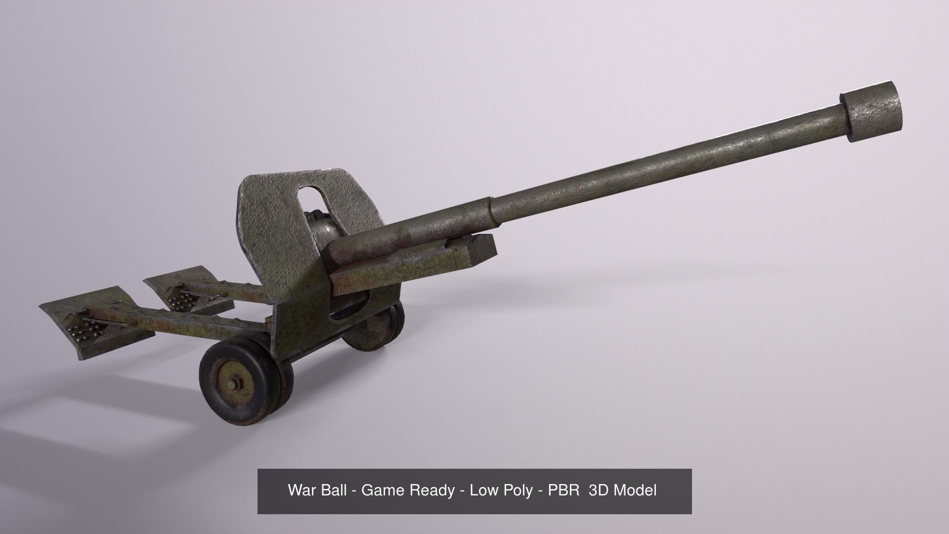 War Ball Pack - Game Ready Low Poly PBR 3D Model 3D Model Collection_2