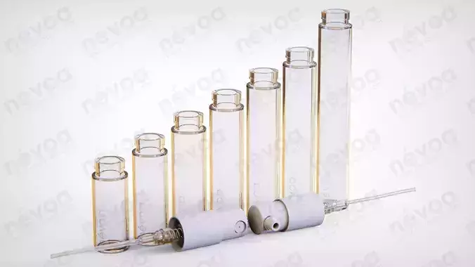 Vial Series - Mist sprayer - Cream pump - 1-5 - 5 ml 3D Model Collection