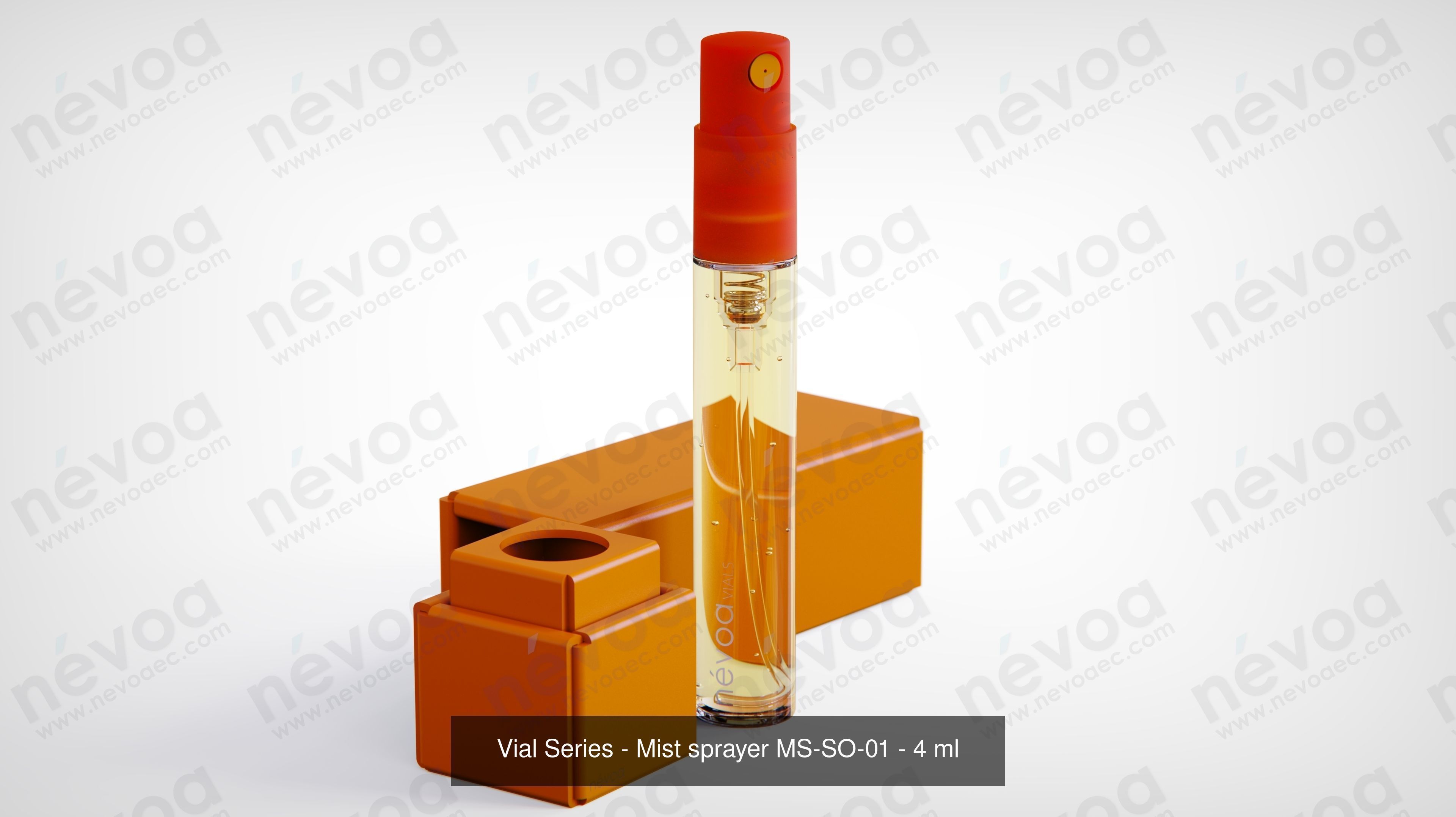 Vial Series - Mist sprayer - Cream pump - 1-5 - 5 ml 3D Model Collection_11