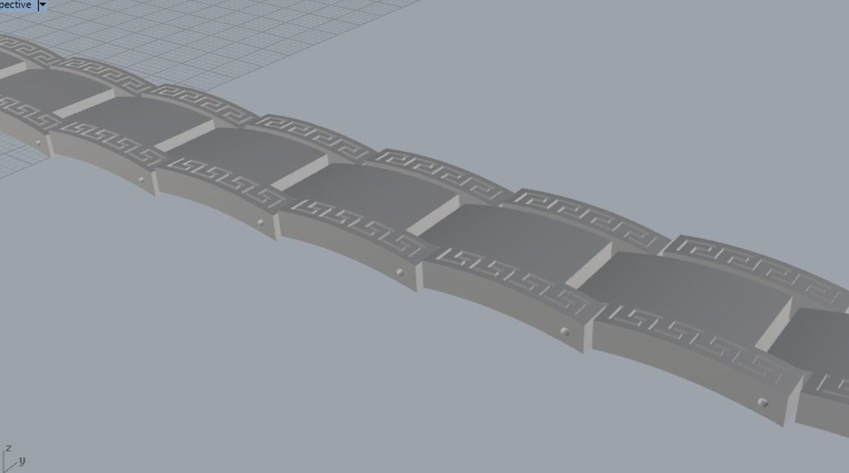 bracelet icon 3D print model_11