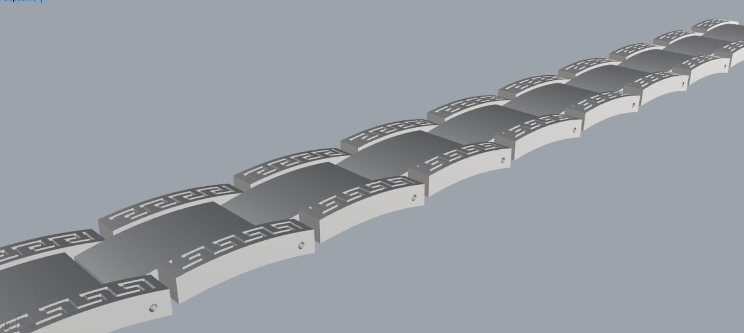 bracelet icon 3D print model_12