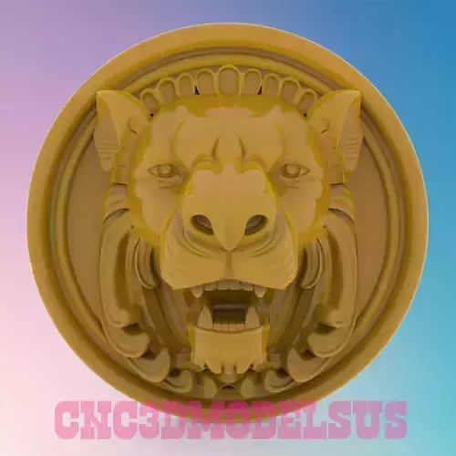 tiger 3D MODEL STL FILE FOR CNC ROUTER LASER