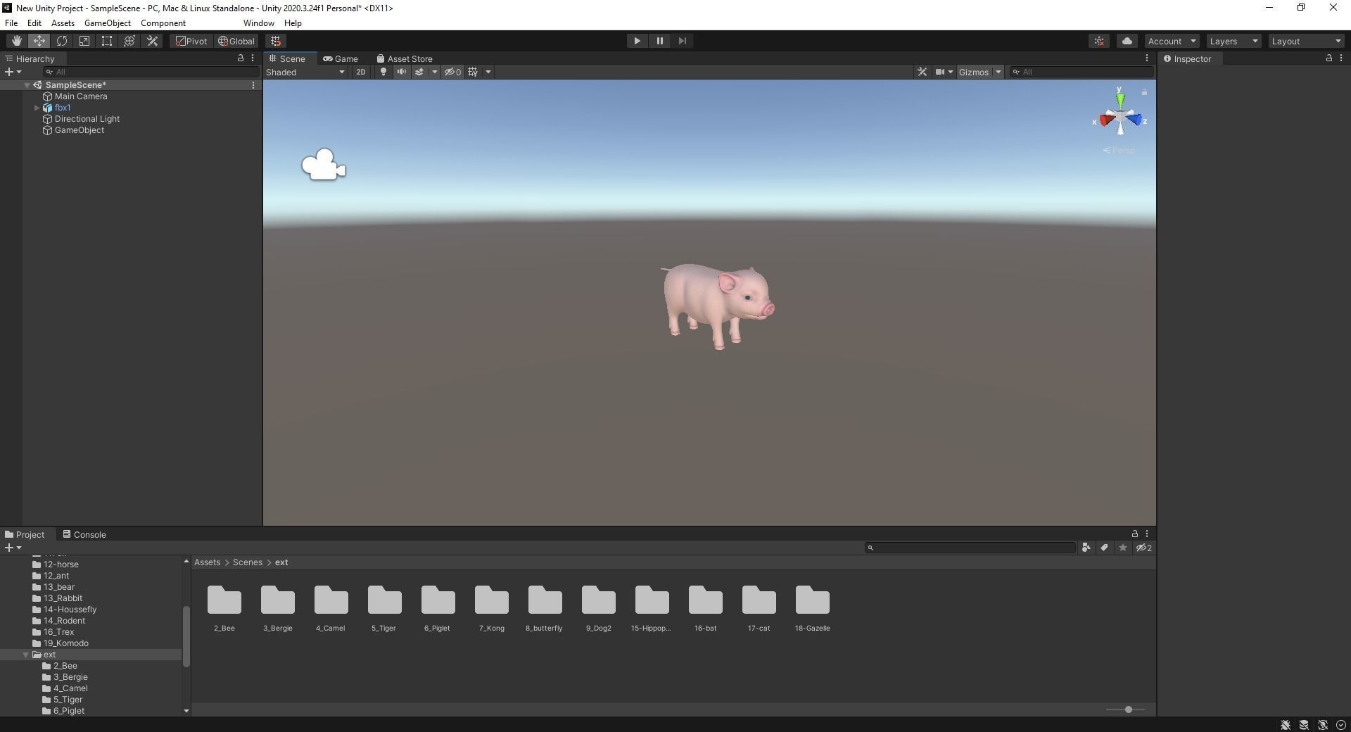 Playful Piglet 3D Pig Model Low-poly 3D model_15