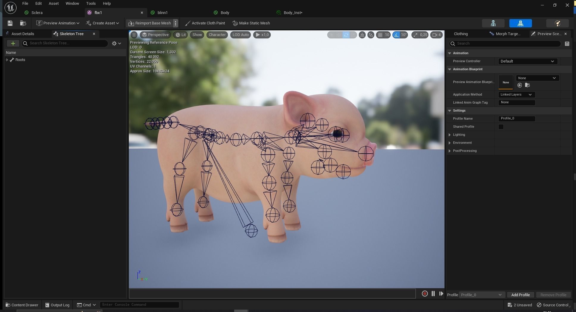 Playful Piglet 3D Pig Model Low-poly 3D model_21