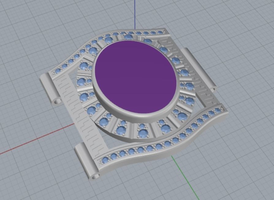 link bracelet mens 3D print model_19