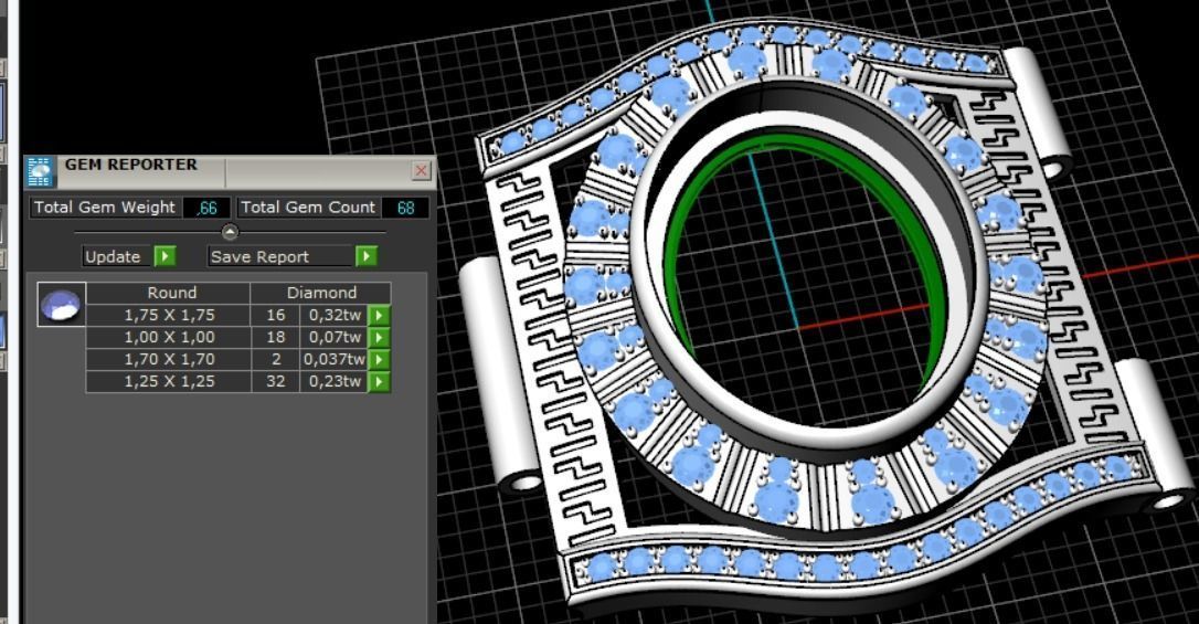 link bracelet mens 3D print model_11