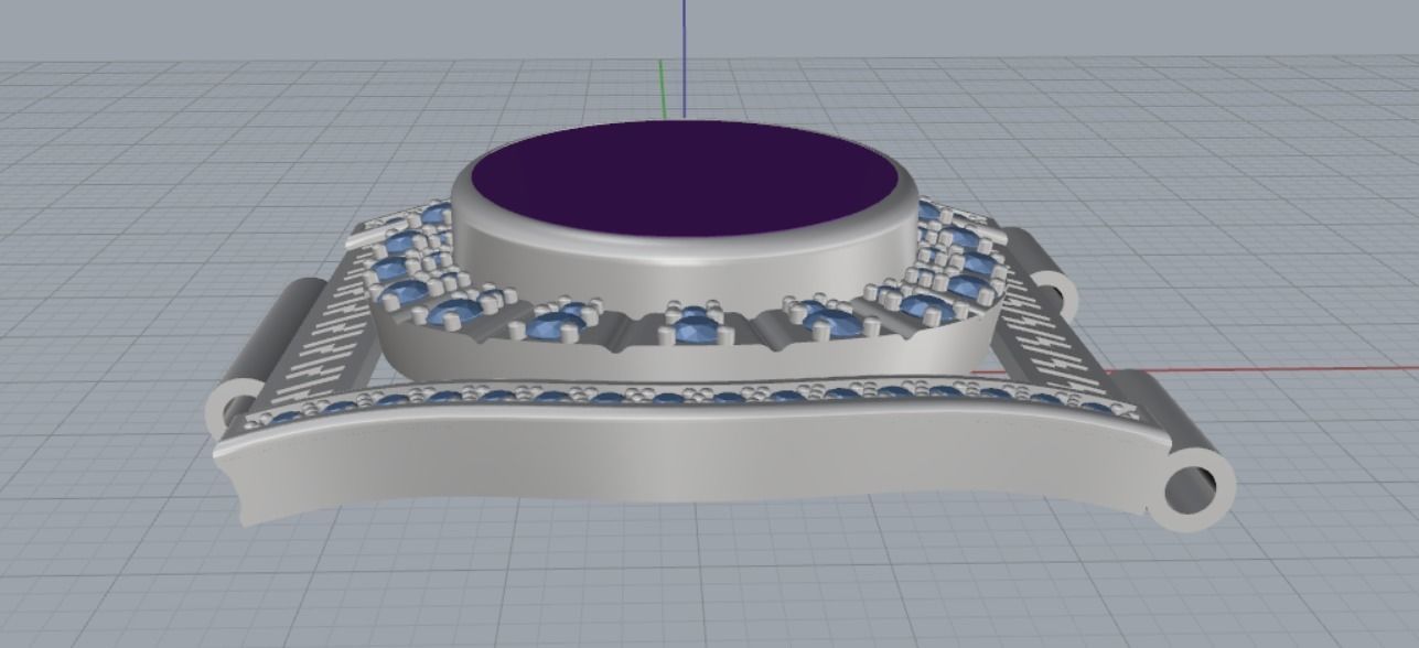 link bracelet mens 3D print model_17