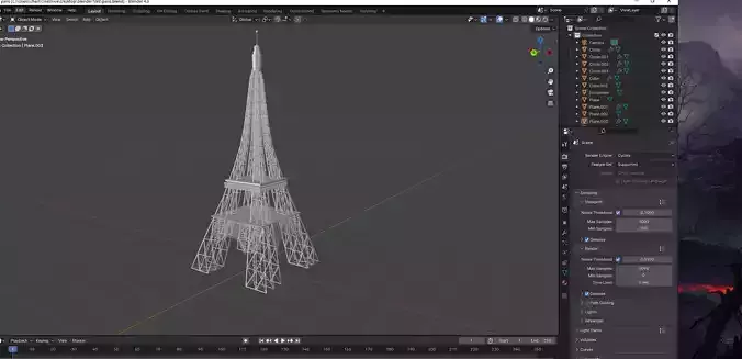 eiffel tower Free 3D model