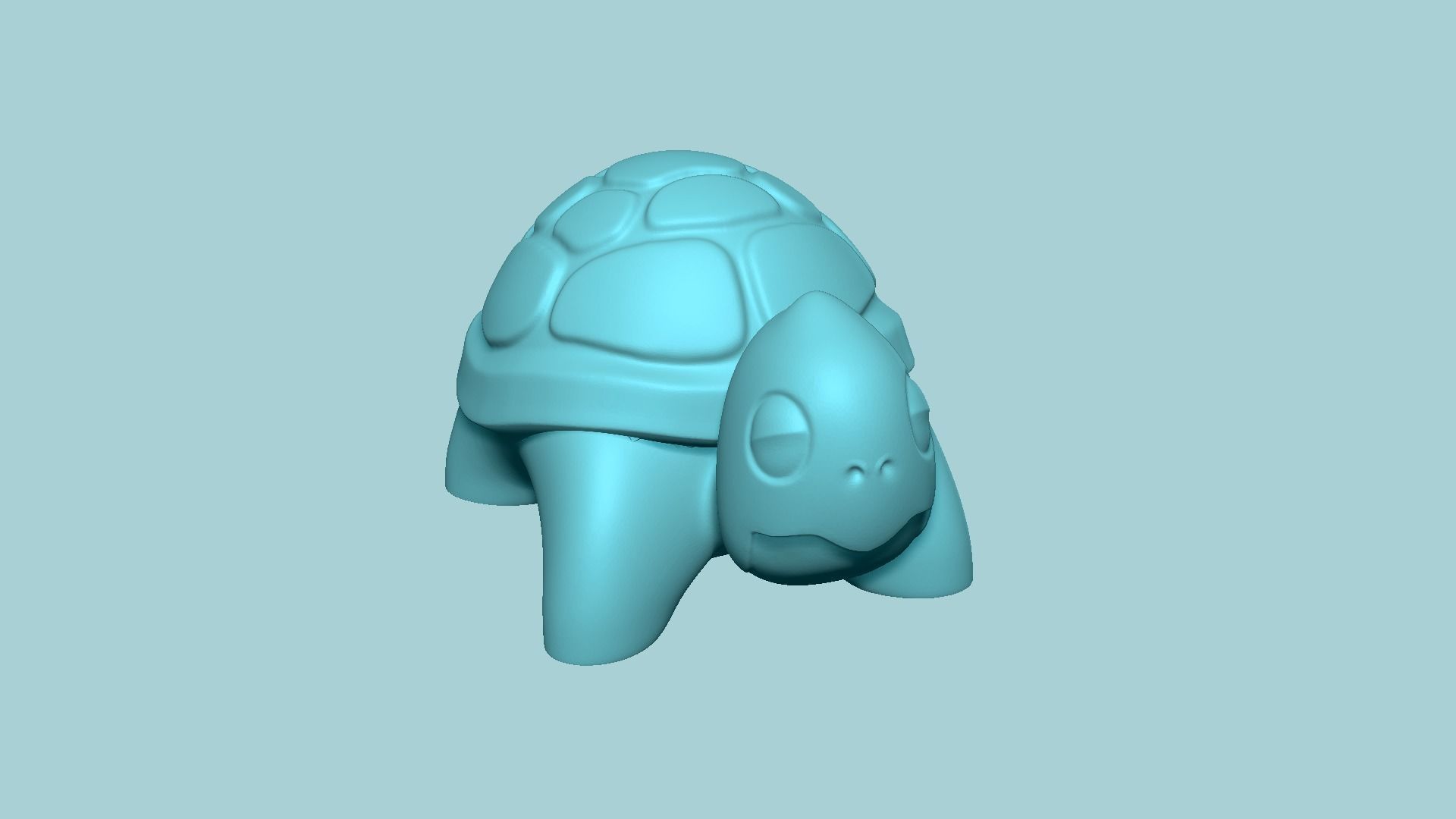 Garden Turtle Key Hide STL - Secret Yard Decor 3D print model_15