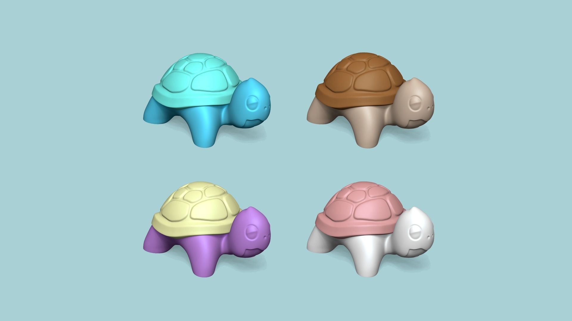 Garden Turtle Key Hide STL - Secret Yard Decor 3D print model_6