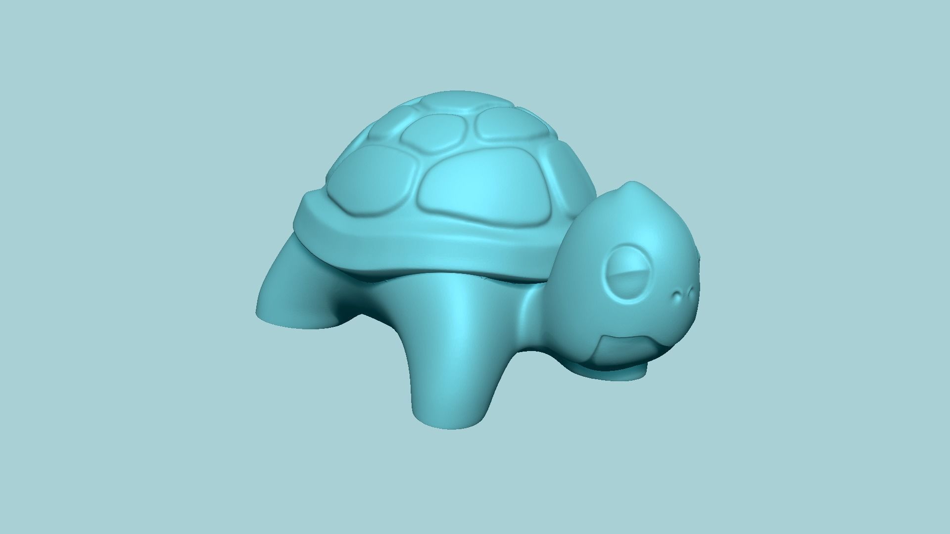 Garden Turtle Key Hide STL - Secret Yard Decor 3D print model_9