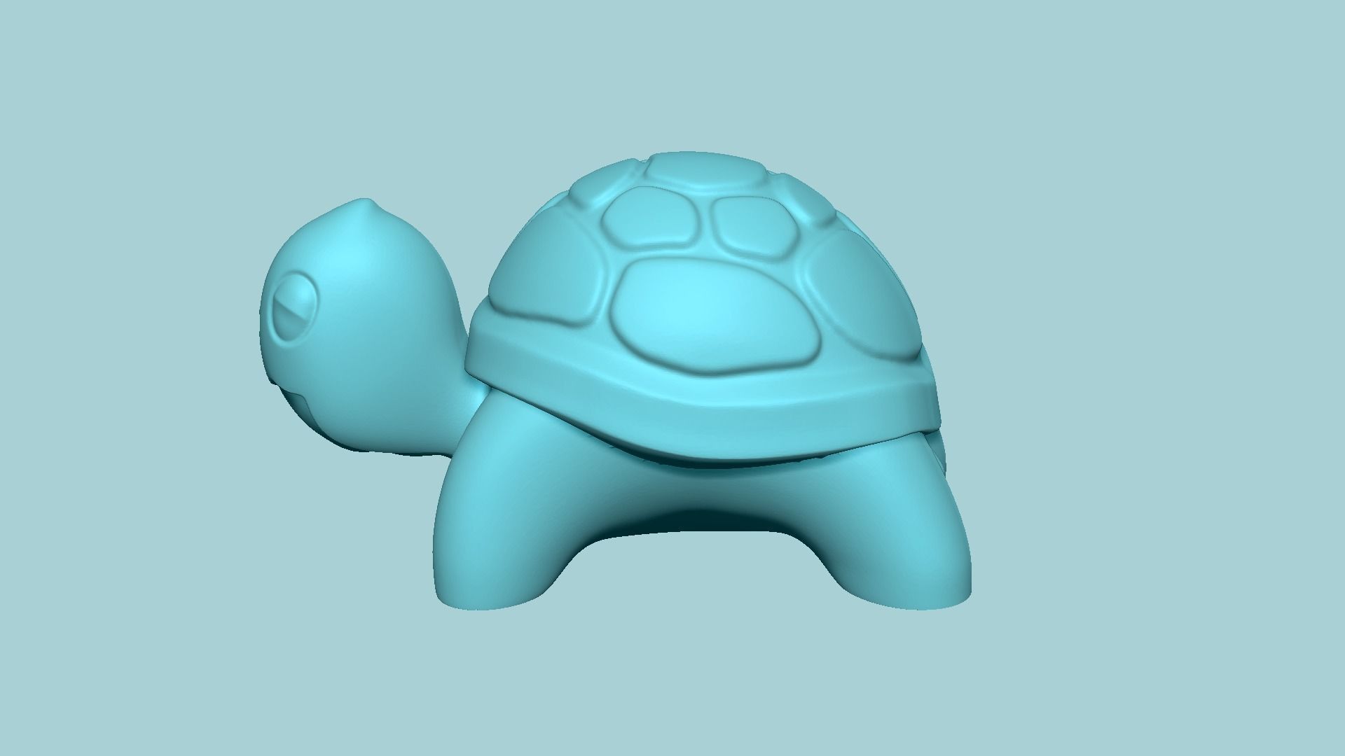 Garden Turtle Key Hide STL - Secret Yard Decor 3D print model_11